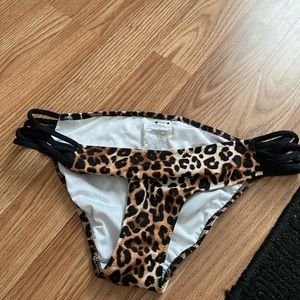 PINK bikini bottom cheetah print